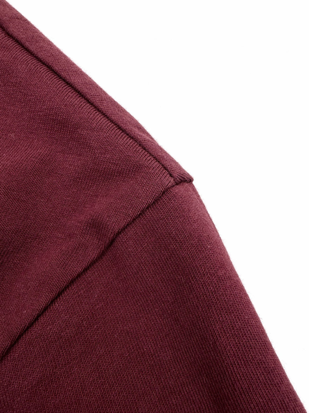 Moncler Burgundy Embroidered Logo Cotton T-Shirt Polos T-shirts #375498