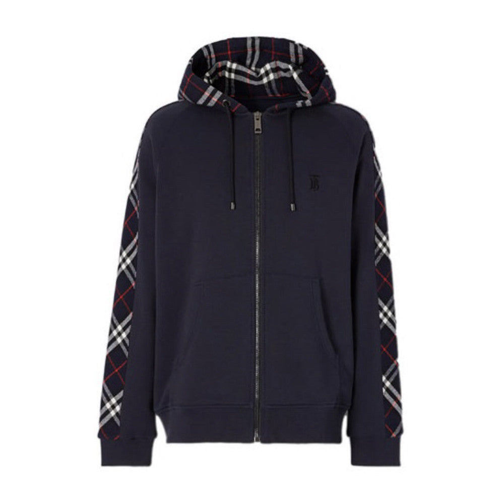 Burberry Men's Fall Plaid Zipper Hooded Sweatshirt Jacket #97312
