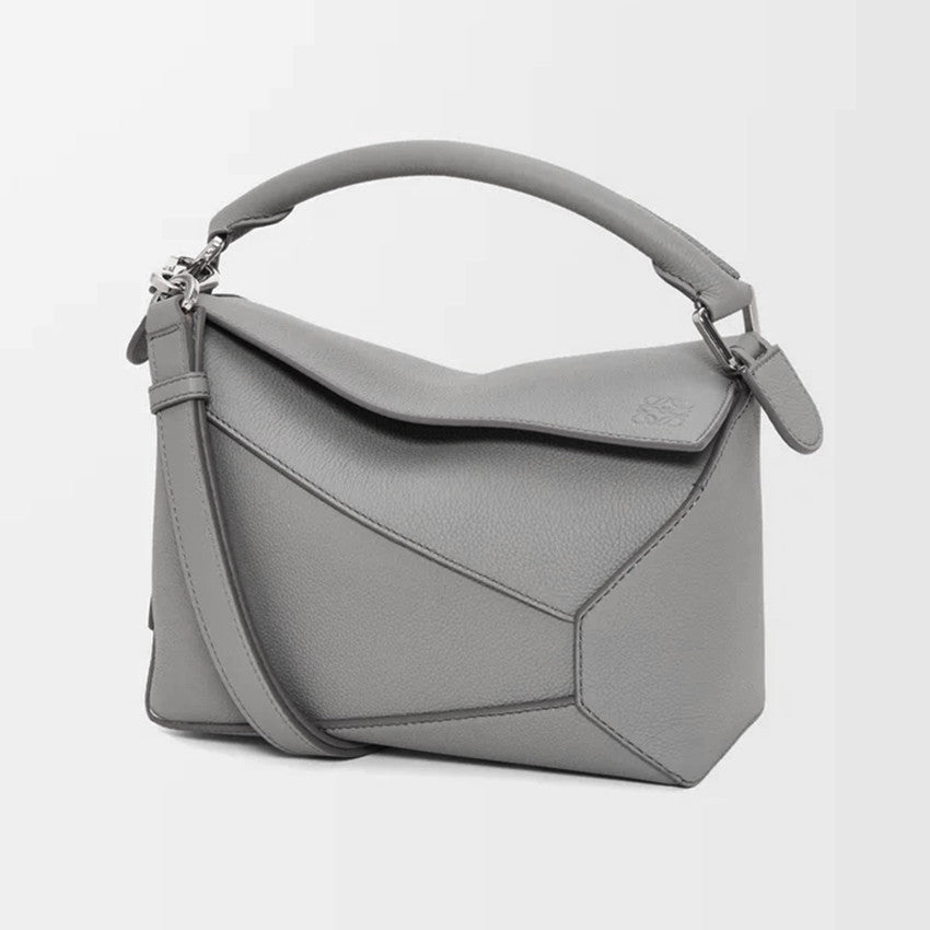 Loewe  Women's Detachable Shoulder Strap Logo Solid Color Small Cowhide Puzzle Handbags Casual Slanting Tote Handbag Bag Bags 0011189438 #76828