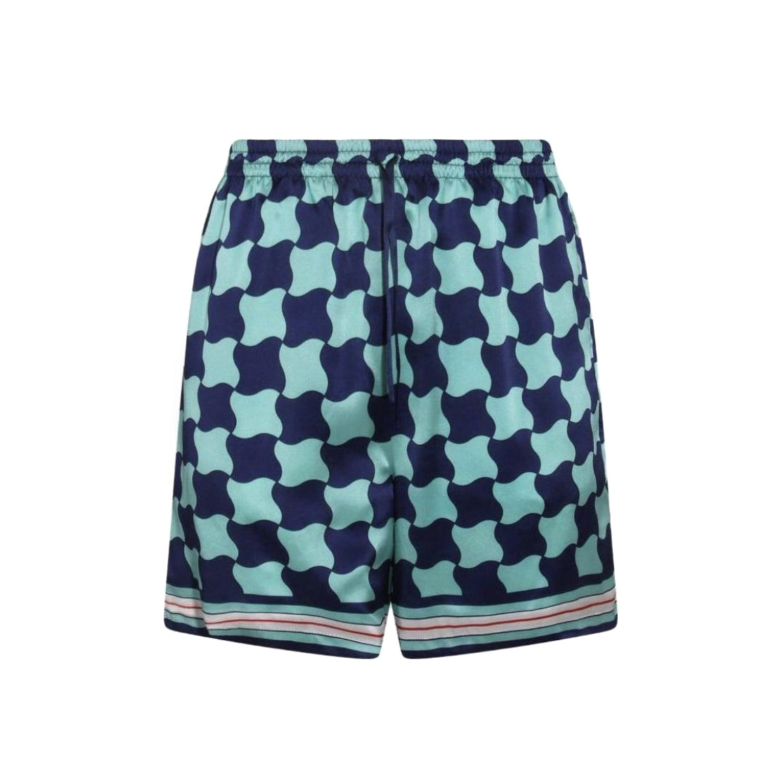 Casablanca Men's Summer Geometric Pattern Printed Single-Breasted Short-Sleeved Shirt and Casual Drawstring Shorts Set #77127