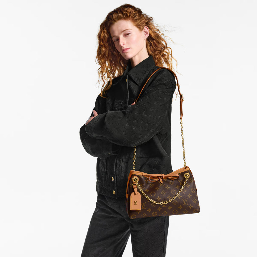 Louis Vuitton Carryall BB Handbag Monogram Printed Cowhide Crossbody Bag Metal Decoration Tie Strap Fashionable Temperament Bag Bags M13014 #71854