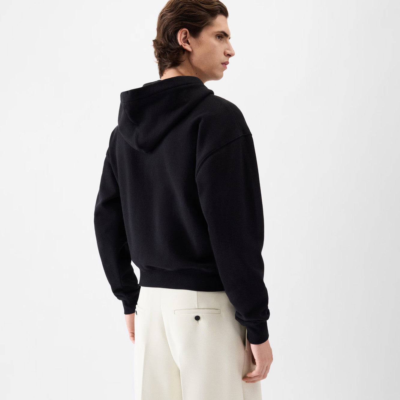 Jacquemus Men's And Women's Spring/fall Fashion Casual Solid Color Hooded Zipper Oversized Sweatshirt Jacket #79531
