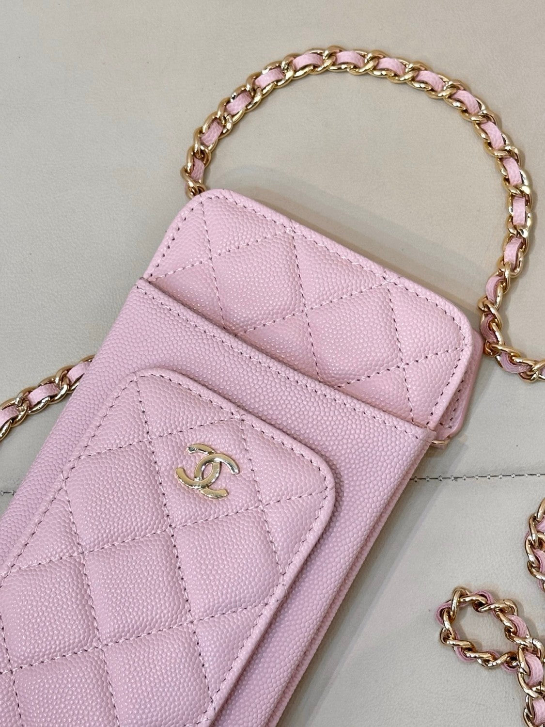 Chanel Women's Fashion Casual Leather Chain Logo Mobile Phone Bag Coin Purse Card Holder Bag Bags #78386