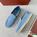 Loro Piana Seaside Walk Men's Casual Shoes Spring And Summer Suede Casual Shoes Fashion Temperament Comfortable Flat Shoes Slippers Ngvp #2224