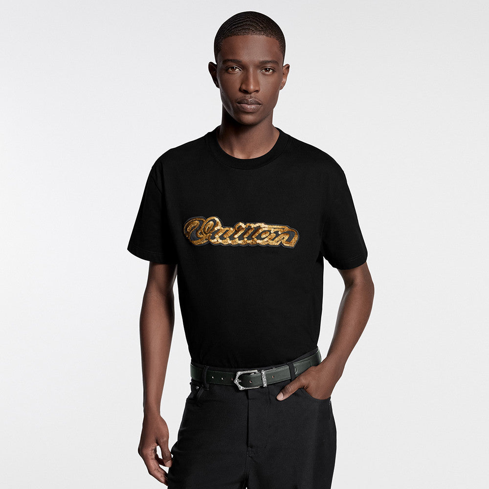 Louis Vuitton Embellished Signature T-Shirt #376204