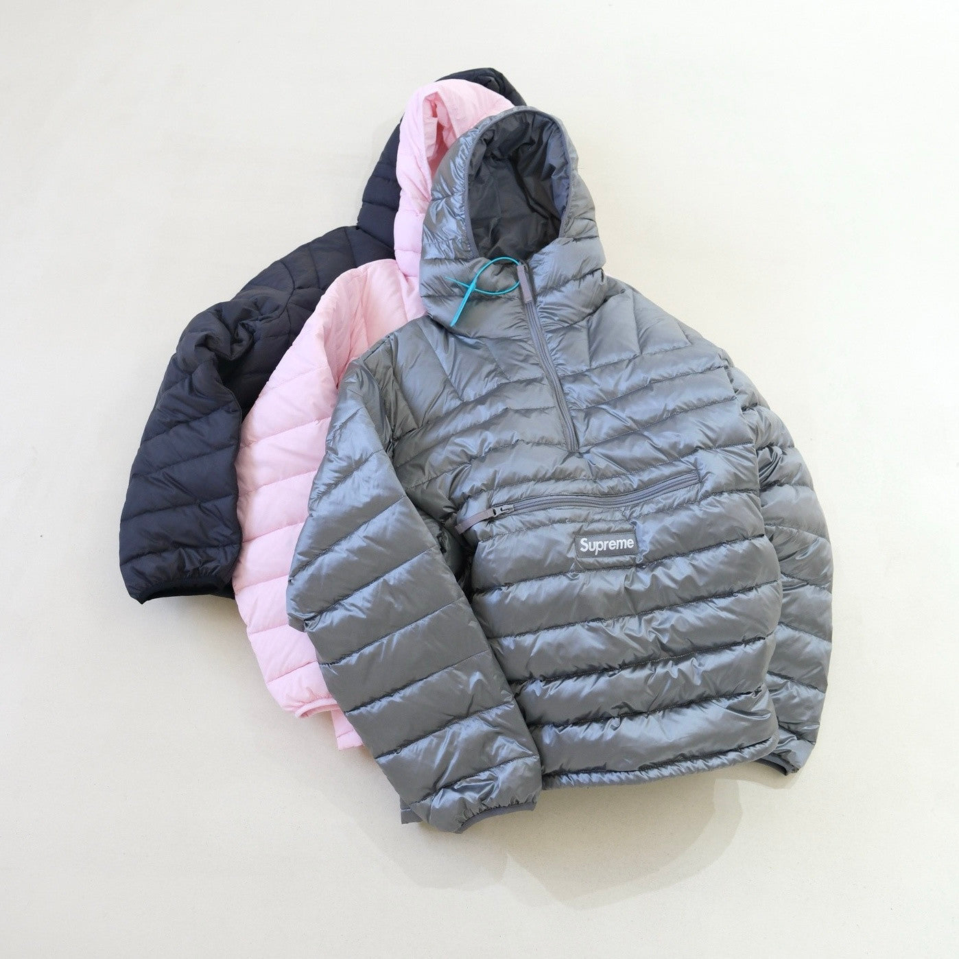 Supreme Micro Down Half Zip Hooded #335415