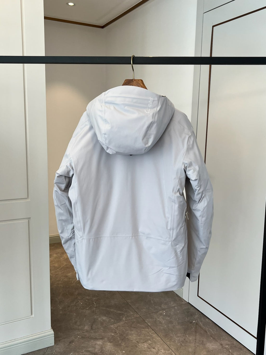 Arcteryx Autumn And Winter Solid Color Zipper Waterproof Windproof Long-Sleeved Hooded Jacket #74673