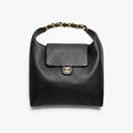 Chanel Women's Fashion Classic Solid-Color Leather Oversized Hippie Bag Chain Shoulder Bag Tote Bag Bags AS5839-B22140-94305 #79117