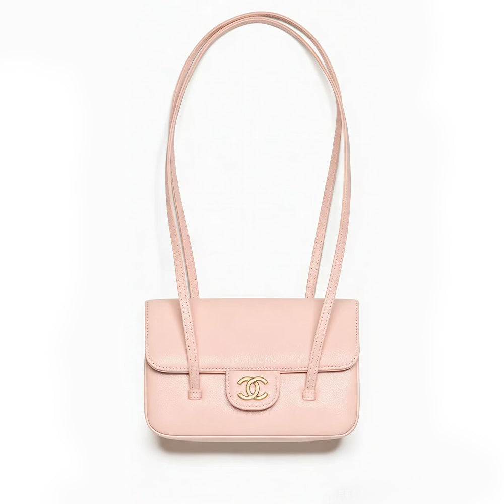 Chanel 2026 Spring/Summer Small Clutch Bag Free Shipping Versatile Sophisticated Shoulder Bag Tote Hobo Crossbody Light Luxury Small Bag Accessories #196038