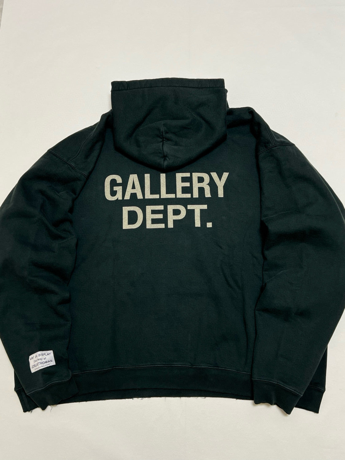 Gallery Dept. Men's And Women's  Spring/fall Fashion Casual Retro Hooded Pullover Long Sleeve Logo Sweatshirt With Letter Print Fleece Lining Sweatshirt  #79267