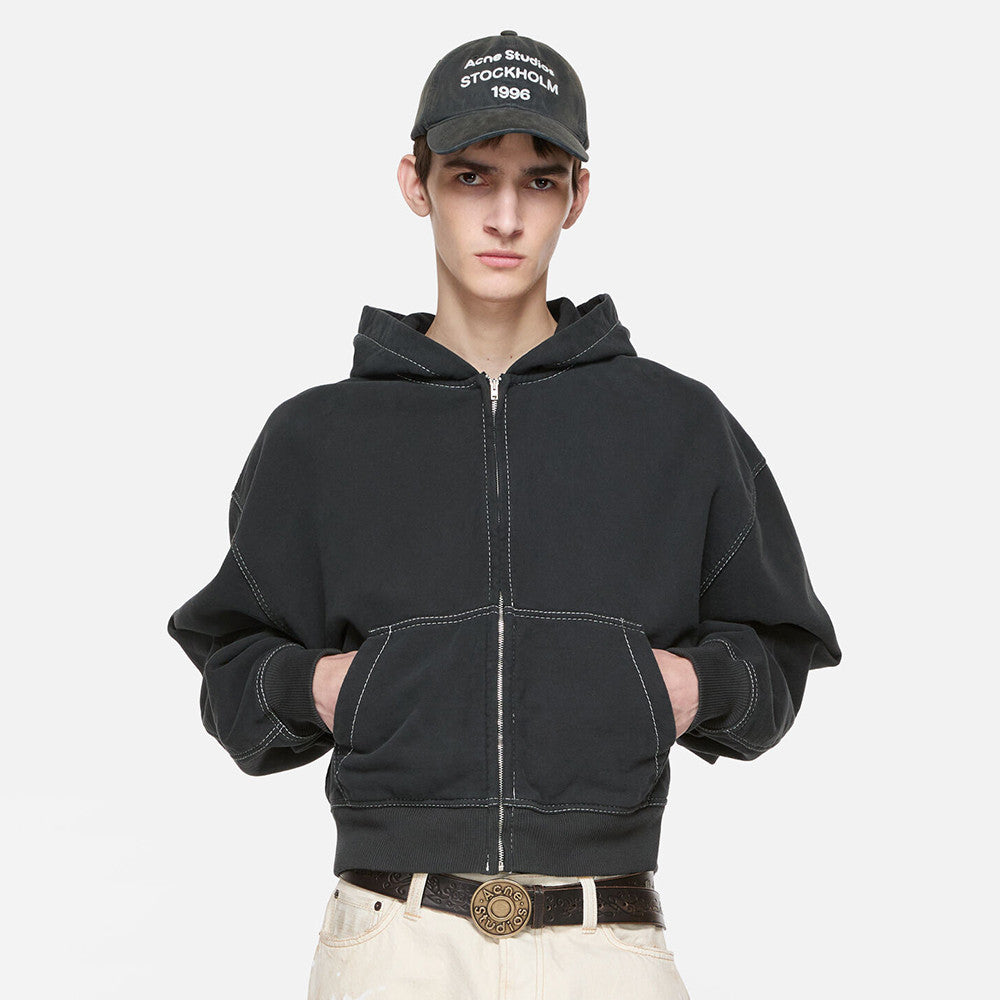 Acne Studios Hooded Zip-up Sweater Faded #333882