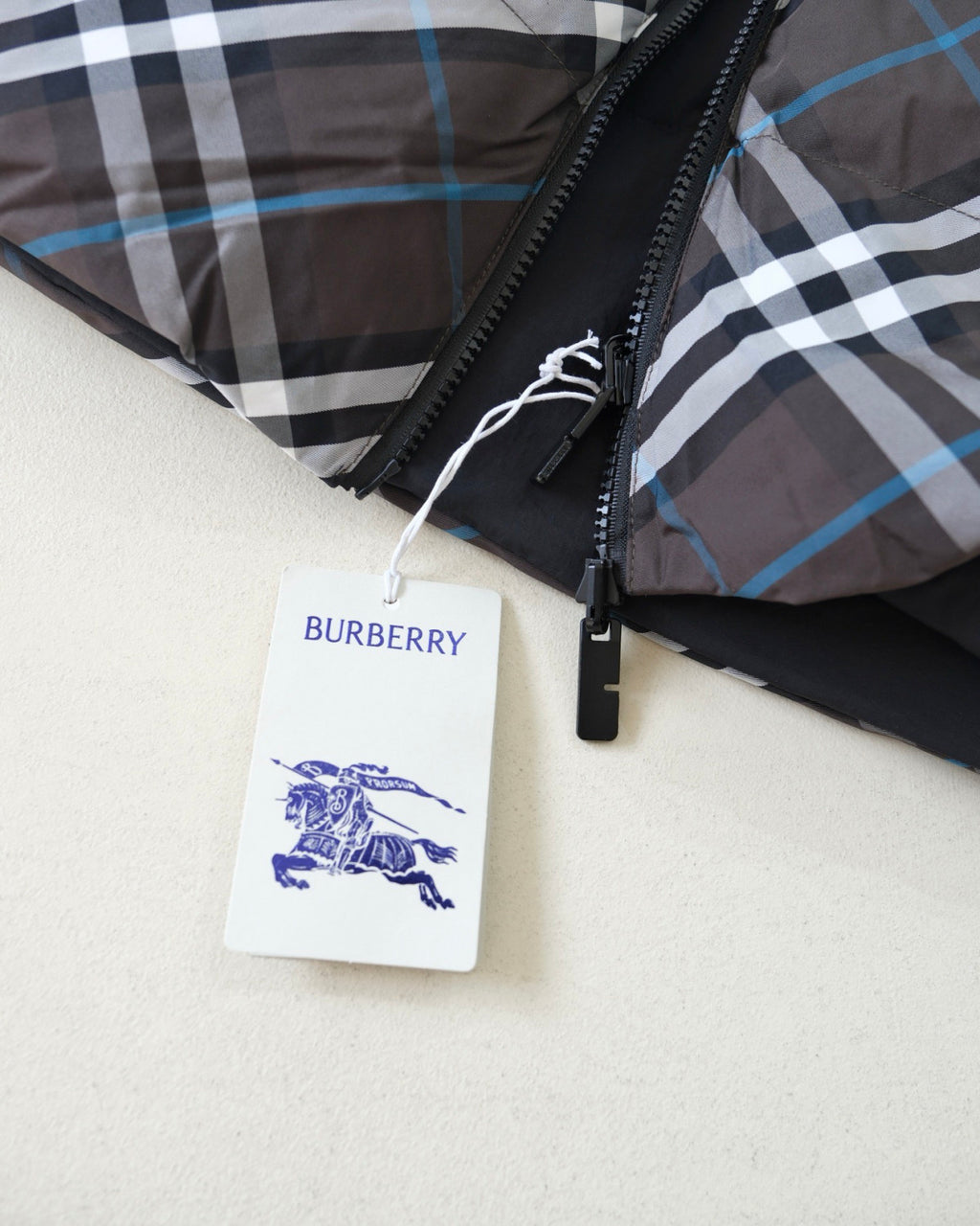 Burberry Reversible Check Nylon Puffer Jacket  #334021