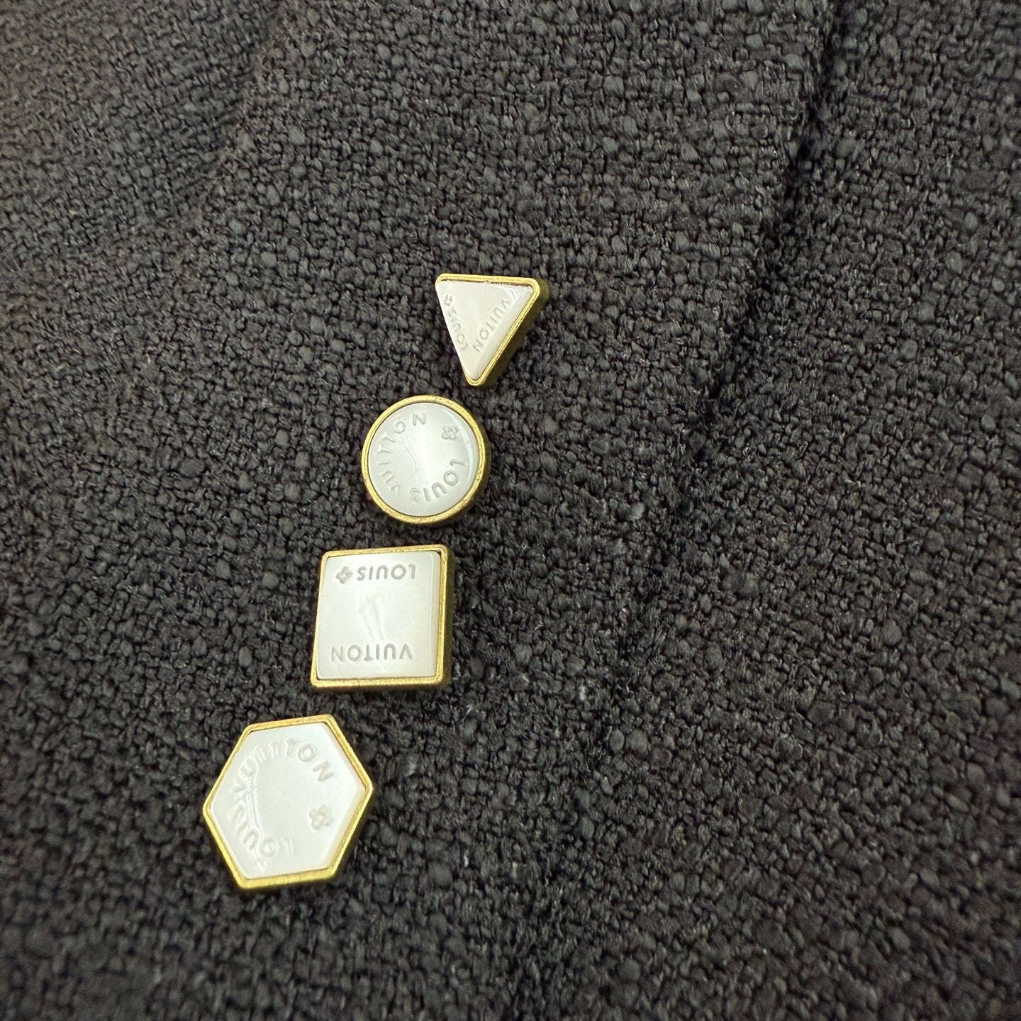 Louis Vuitton Men's Spring/Fall Solid Color Classic Casual Cotton Letter Embroidered Logo Collarless Single Breasted Long Sleeved Jacket #78269