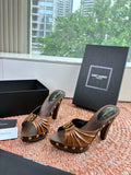 Saint Laurent BABYLONE Clogs in Smooth Leather #379492