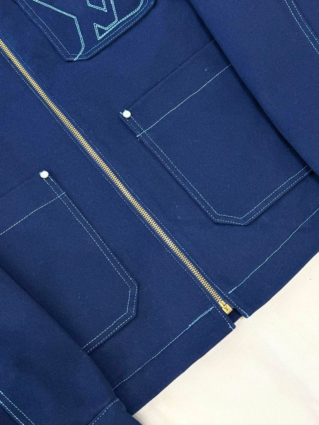 Louis Vuitton Men's Autumn and Winter Solid Color Lamb's wool Embroidered Logo Printed Zipper Closure Splicing Lapel Long Sleeve Jacket #74693