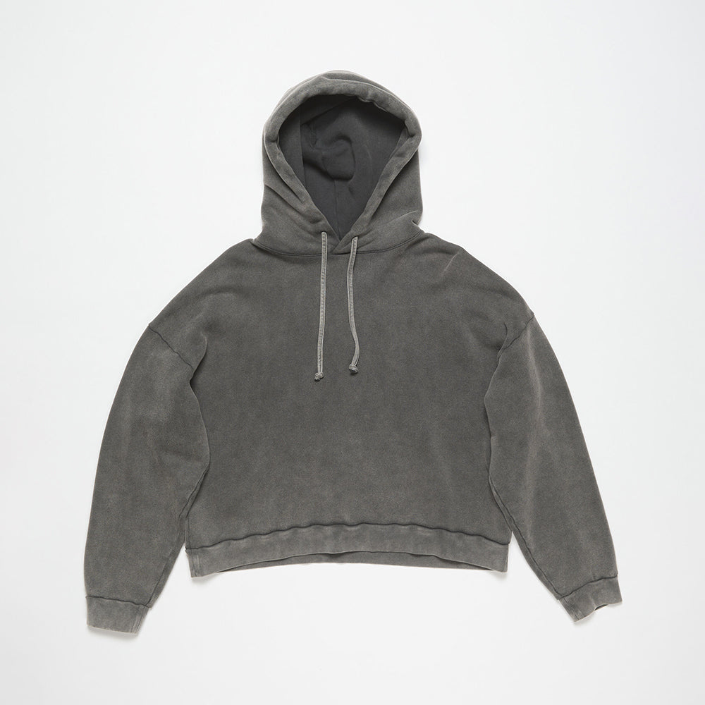 Acne Studios Hooded Sweater logo patch Faded Black #336605