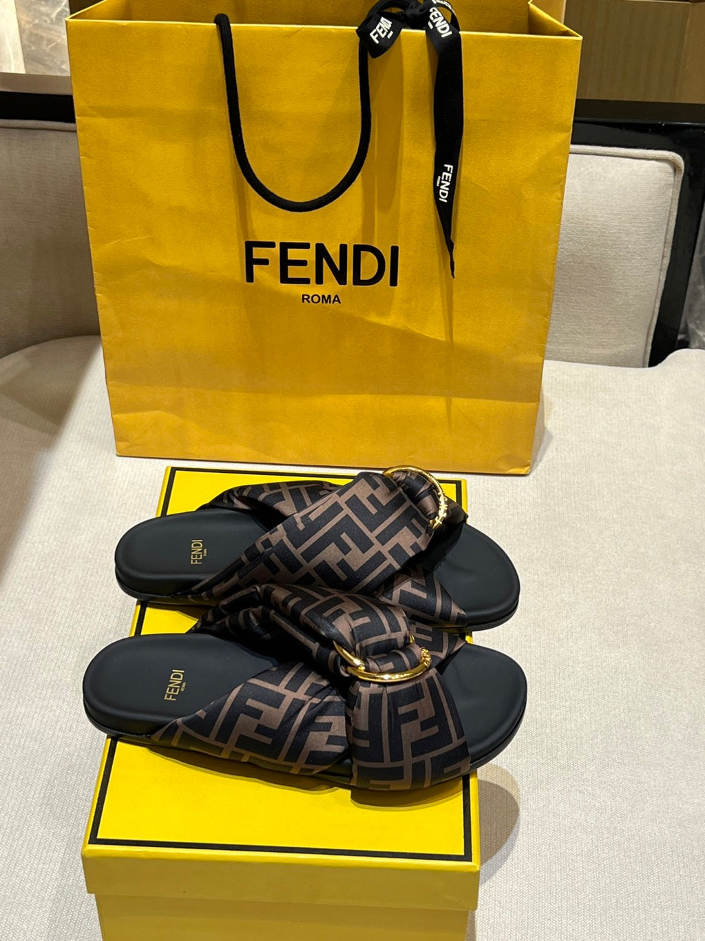 FENDI Fendi Feel Shoes Brown #388733