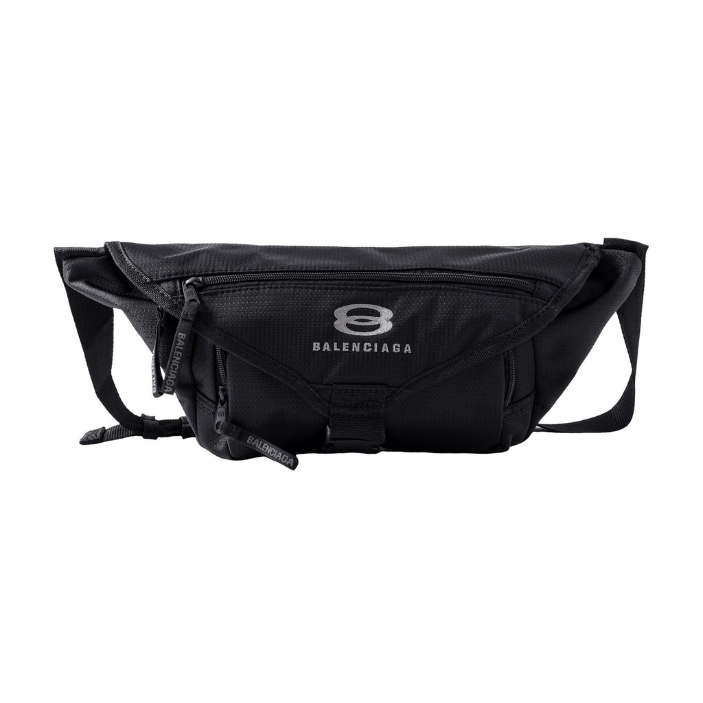 Balenciaga UNITY Men's and Women's Fashion Casual Solid Color Zipper Nylon Waist Bag Crossbody Bag Shoulder Bag Bags #78691