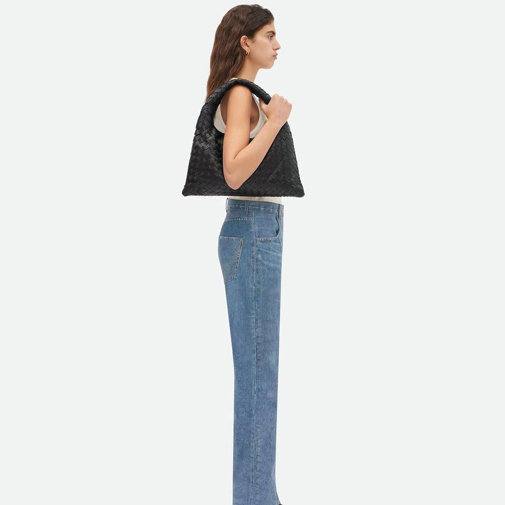 Bottega Veneta Small Multicolour Collection Intrecciato Braided Shoulder Bags Suede Glossy Genuine Leather 100% Genuine Leather Fashion Temperament Elegant Exquisite Bag 763966v3iv13268 #81128