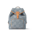 Louis Vuitton MONTSOURIS Men's Solid Colour Tessellated Printed Denim Shoulder Bag Backpacks Bags #76846