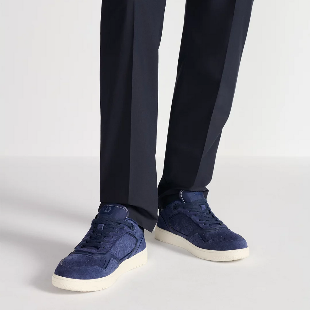 DIOR B27 Uptown Low-Top Sneaker Calfskin Dior Oblique Embossed Suede #376179
