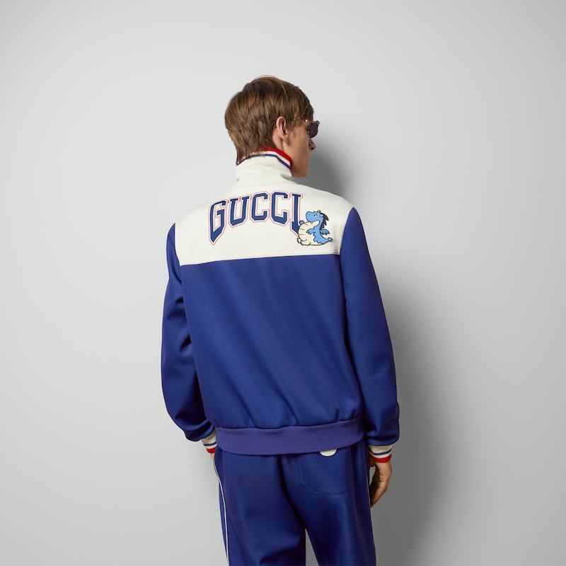Gucci  Men's Spring And Autumn Fashion Year Of The Dragon Baseball Clothing Sportswear Classic Color Blocking Jacket Ngvp #98222