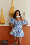 Teresia Dress - Palais Blue