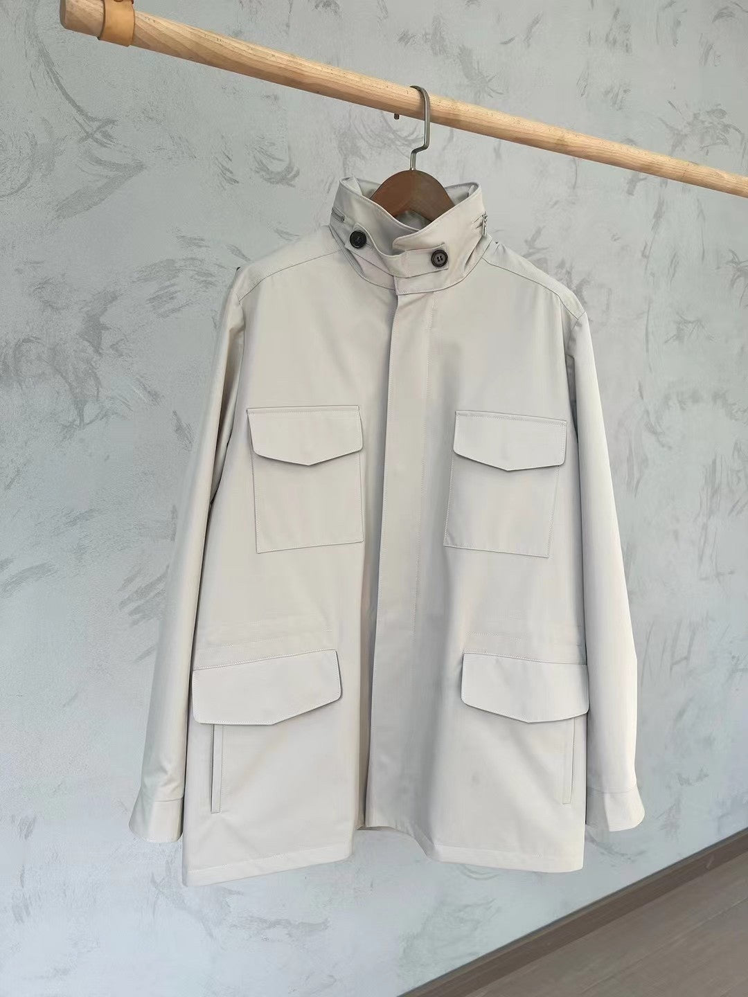 Loro Piana Standing Collar Long Sleeved Jacket #21867