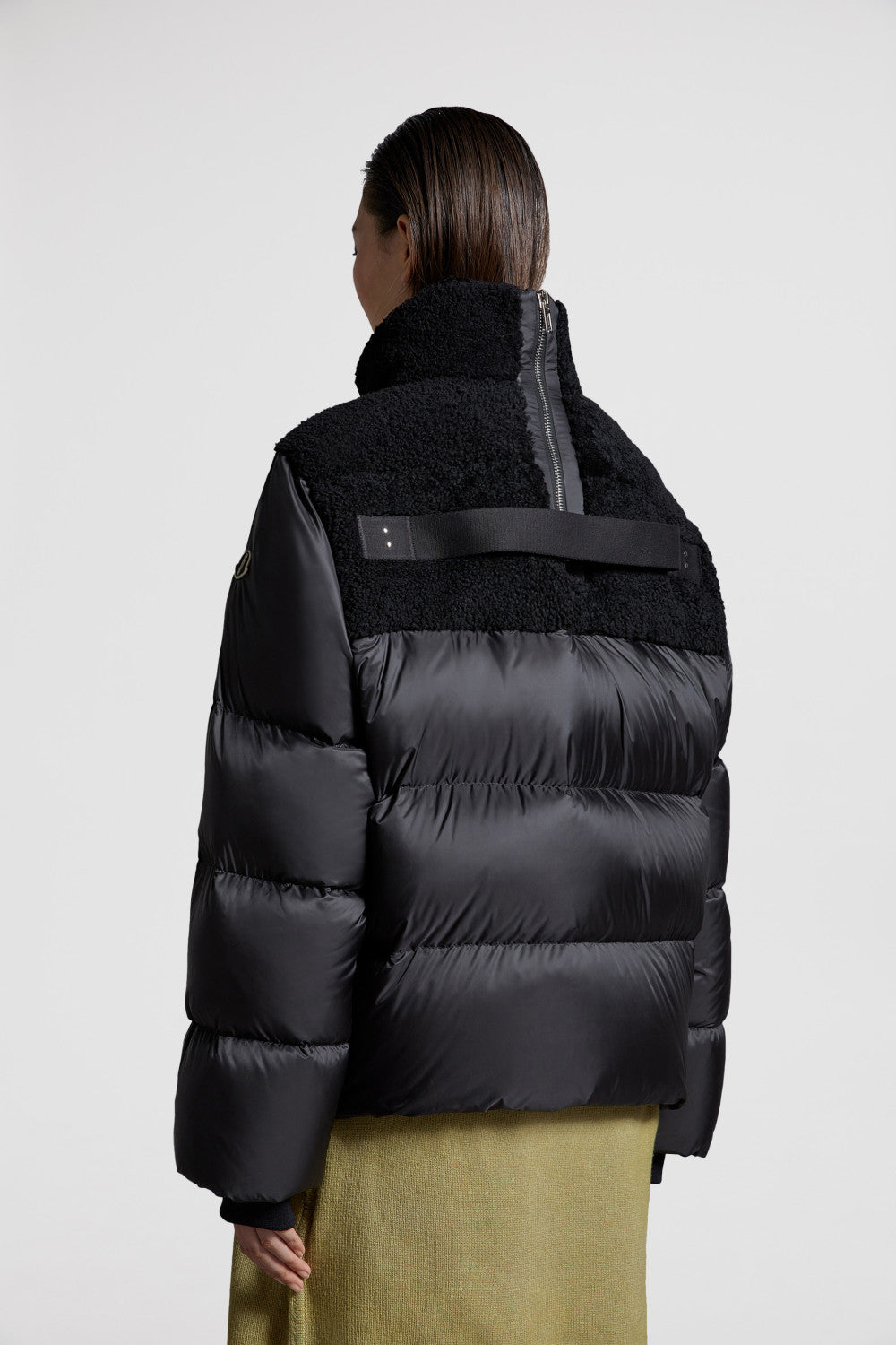 Moncler Cyclopic Men's And Women's Wool Collar Short Down Jacket #333060
