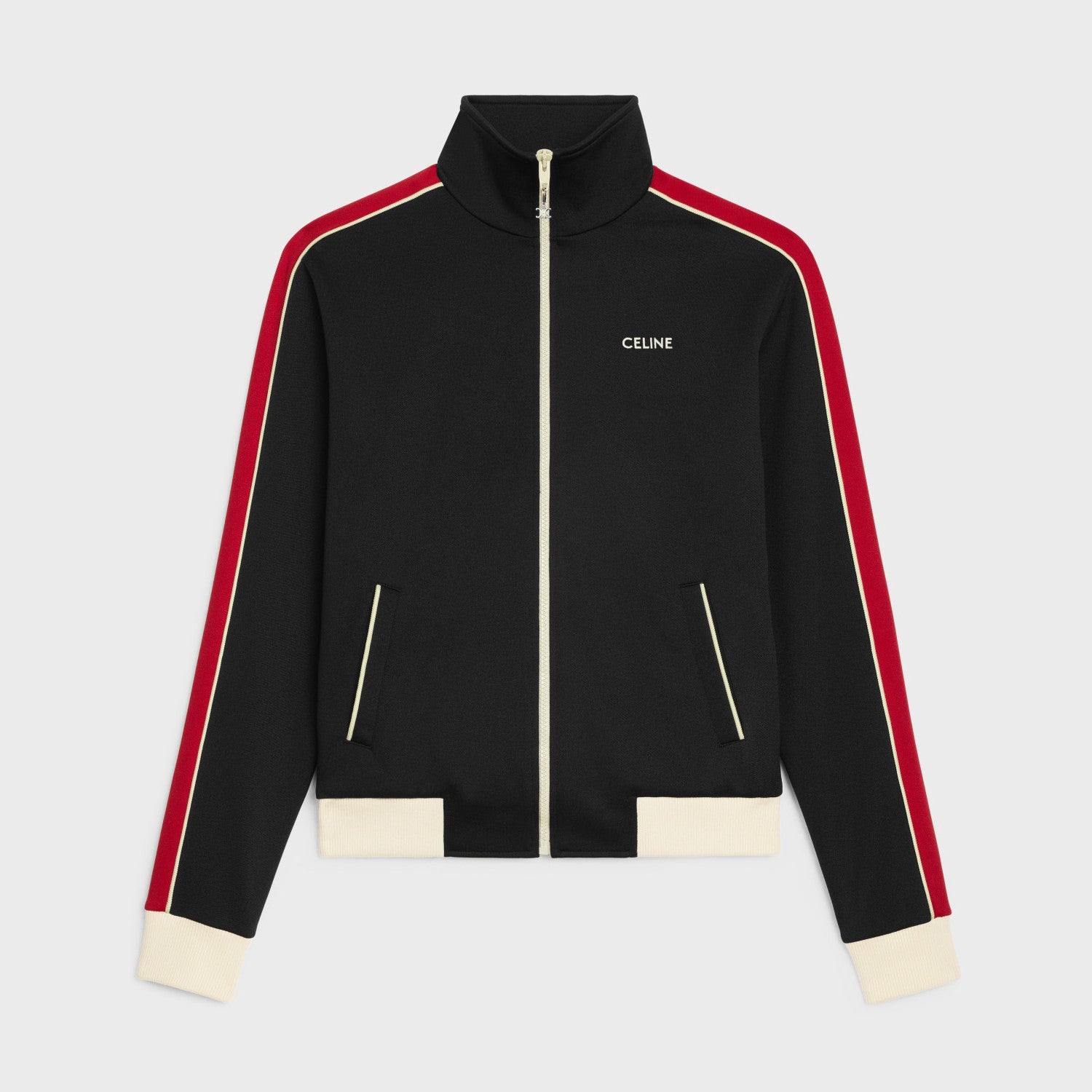 Celine Casual Zip-Up Track Jacket Trouser Set Suit #96227