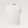 Louis Vuitton Men's Summer MONOGRAM Cut Floral Solid Color Cotton Round Neck Straight Fit Short Sleeve T-Shirt #72182