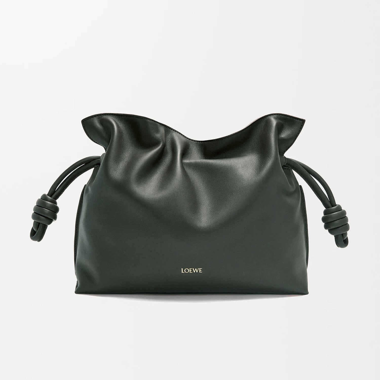 Loewe Women's Medium Nappa Calfskin Leather Flamenco Clutch Solid Color Shoulder Crossbody Bag Magnetic Clasp Closure Bag Bags 0010966075 #81348