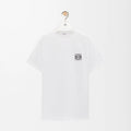 Loewe Men's Summer Embroidered Logo Pattern Round Neck Solid Color Cotton Short Sleeve T-Shirt #75589