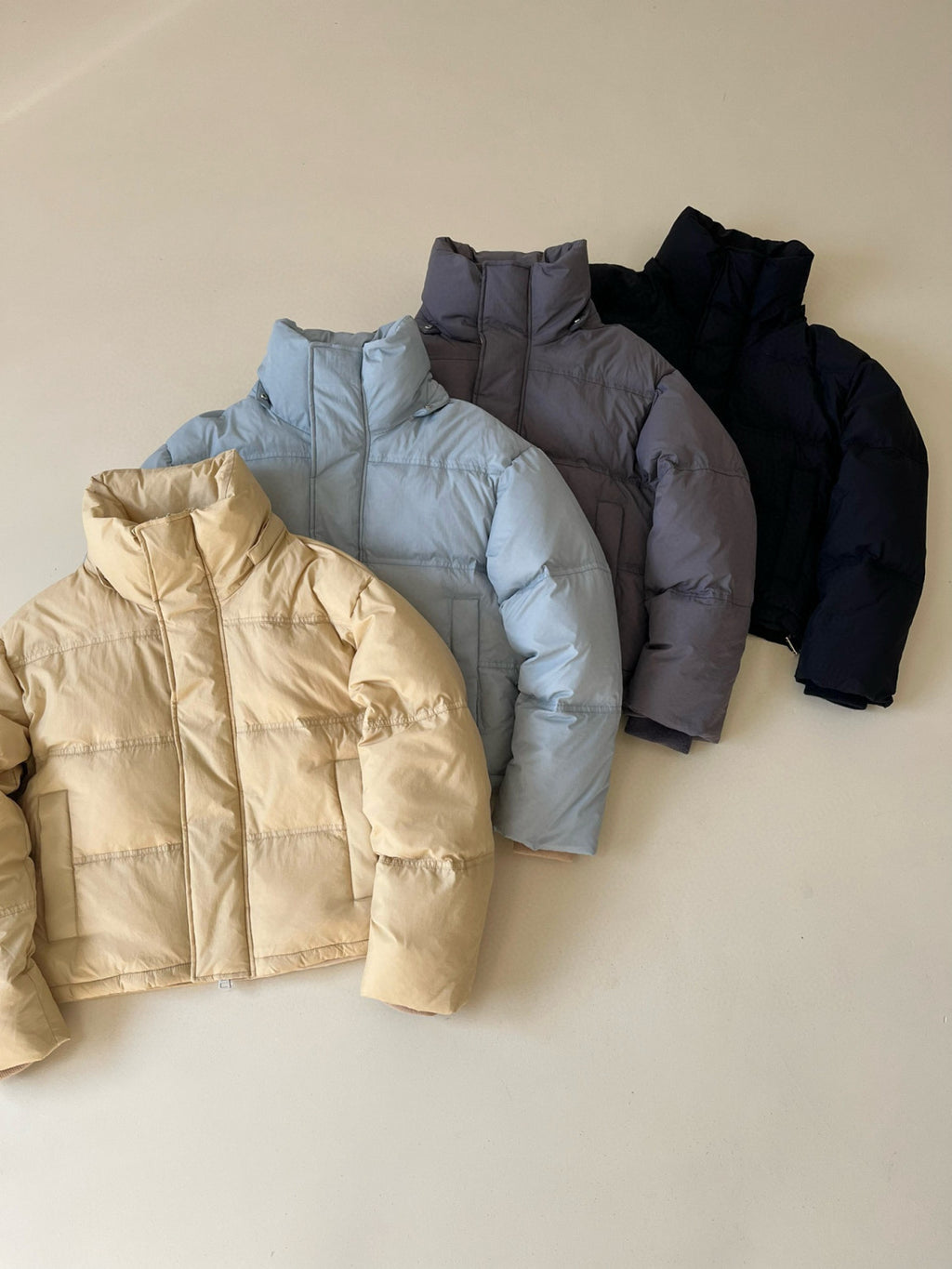 Ami  Men's And Women's Winter Solid Colour Hooded Casual Detachable Hat Puffer Down Jacket #97649