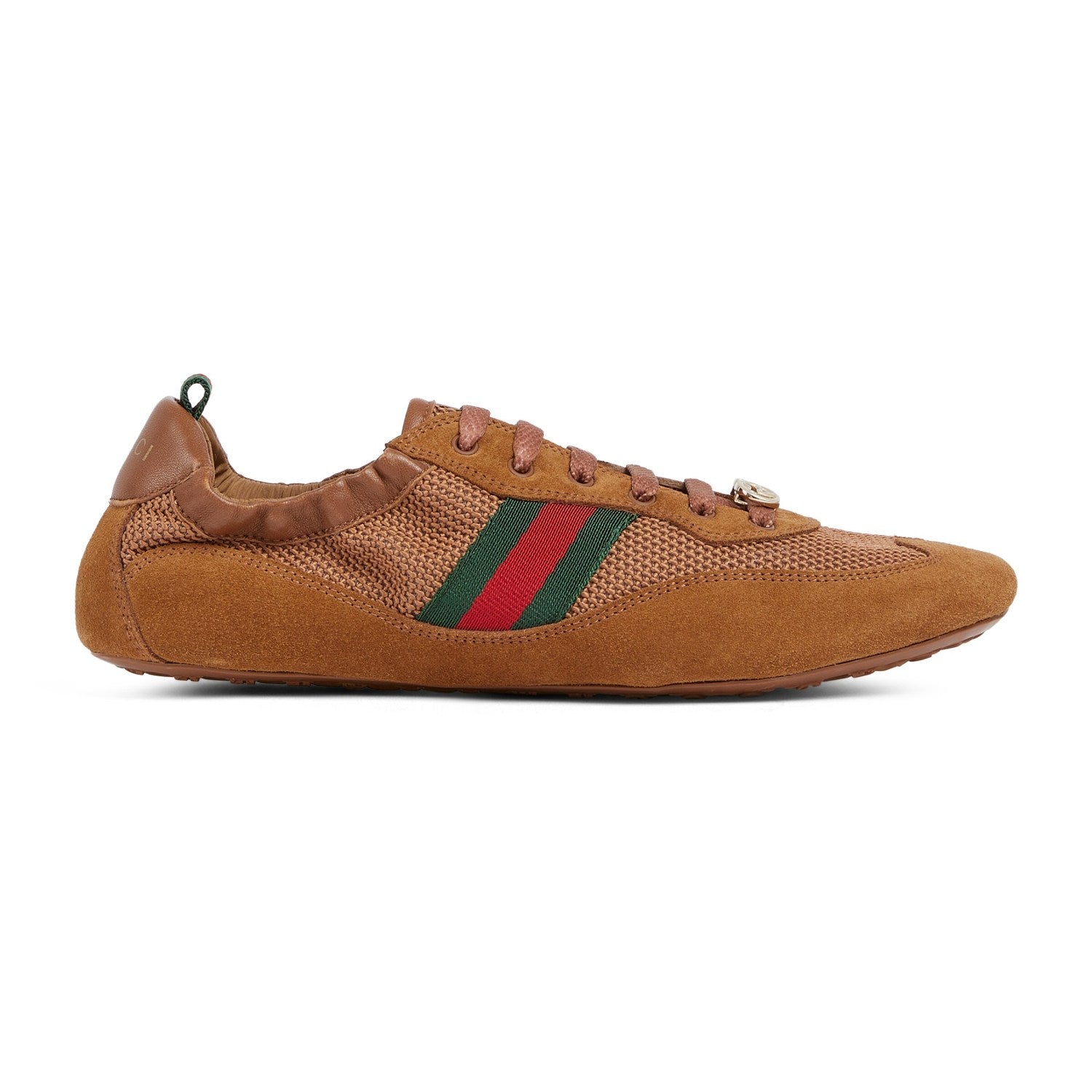 Gucci White GG Canvas Gucci Shift Series Women's Sneakers #333045