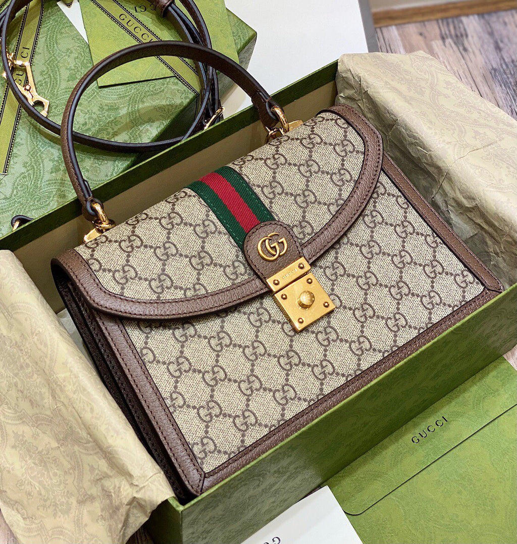 Gucci Ophidia Gg Small Top Handle Bag #335873