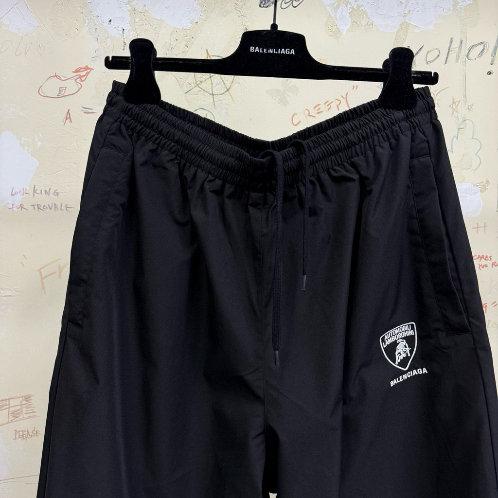 Balenciaga Men's Automobili Lamborghini Tracksuit Jacket Pants in Black#323881