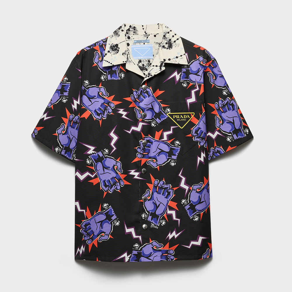 PRADA Timecapsule Printed Cotton Shirt #378085