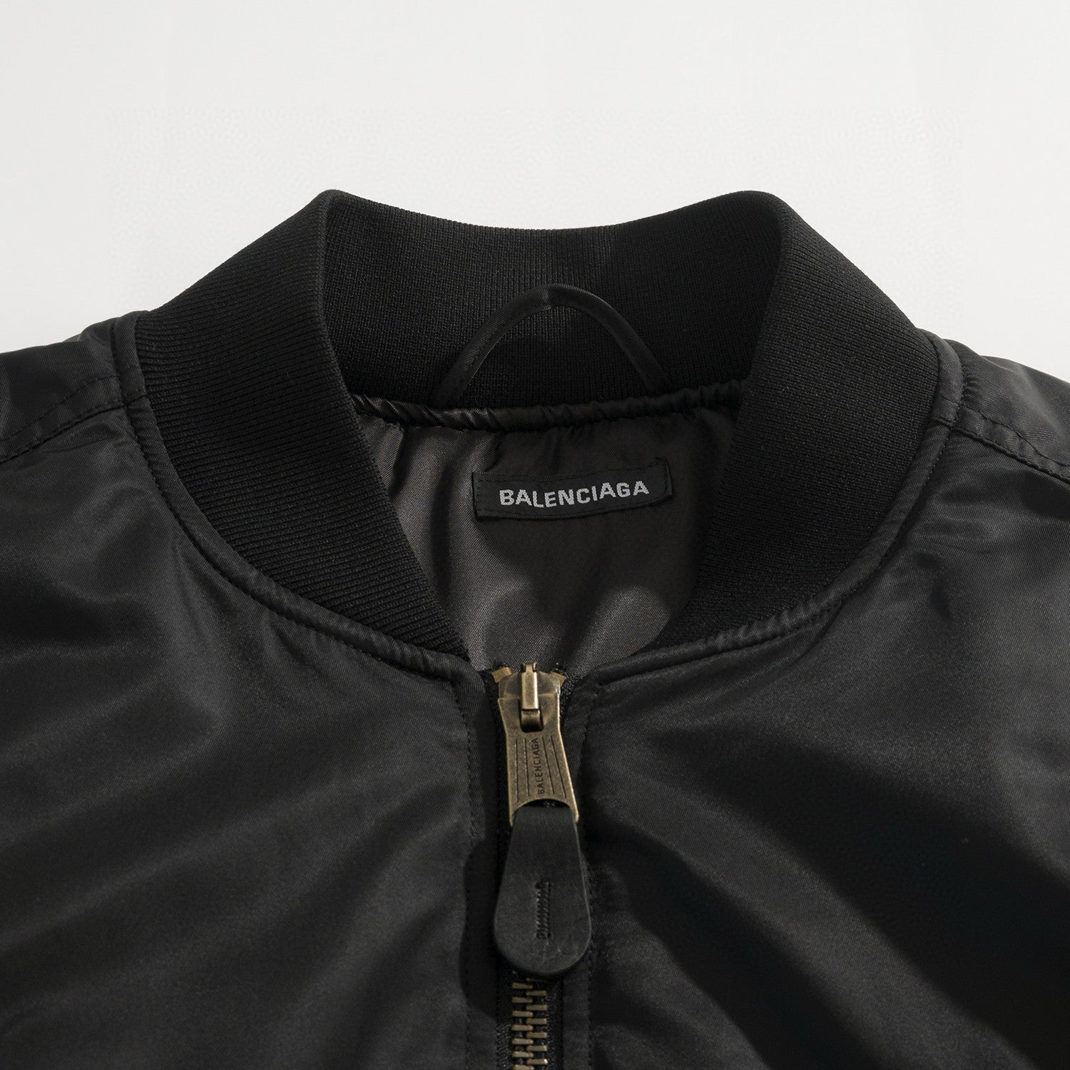 Balenciaga BOMBER Men's And Women's Spring/autumn Solid Color Fashionable Casual Zipper Long Sleeve Loose Fit Jacket #78185