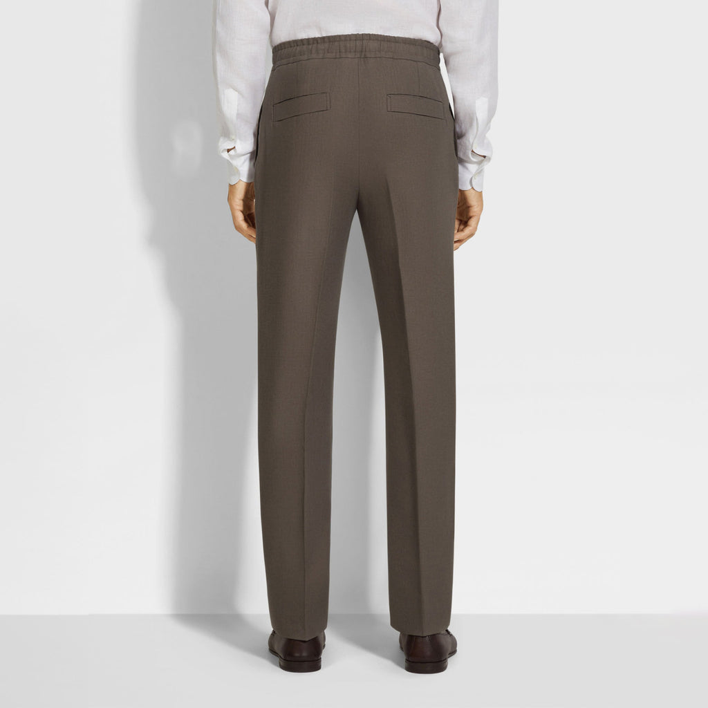 Ermenegildo Zegna Oasi Lino Oasis Linen Trousers Men's Spring And Summer Fashion Casual Comfortable Straight Trousers  Pants Ngvp #1575