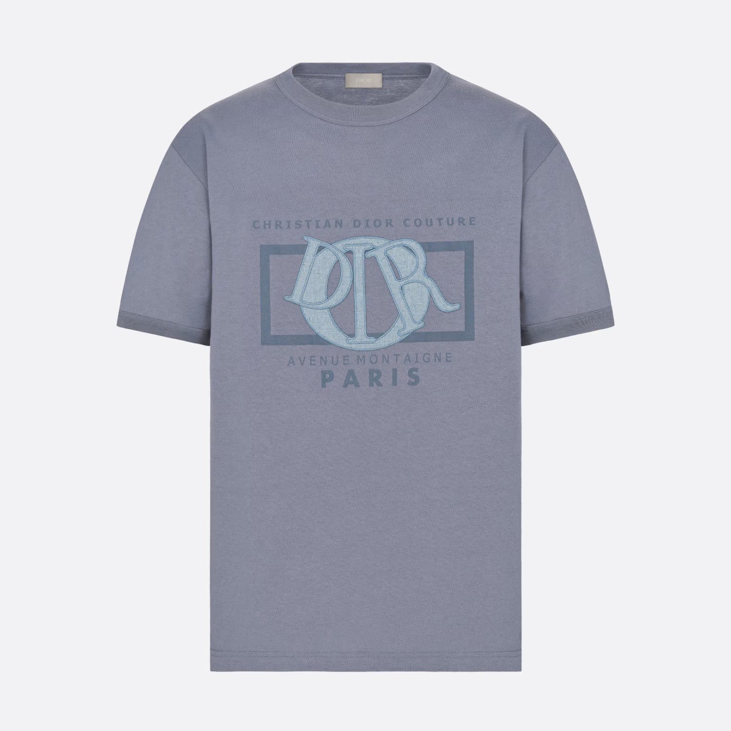 Dior Men's Summer Embroidered Letter Logo Round Neck Cotton Short Sleeve T-Shirt #99357