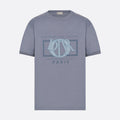 Dior Men's Summer Embroidered Letter Logo Round Neck Cotton Short Sleeve T-Shirt #99357