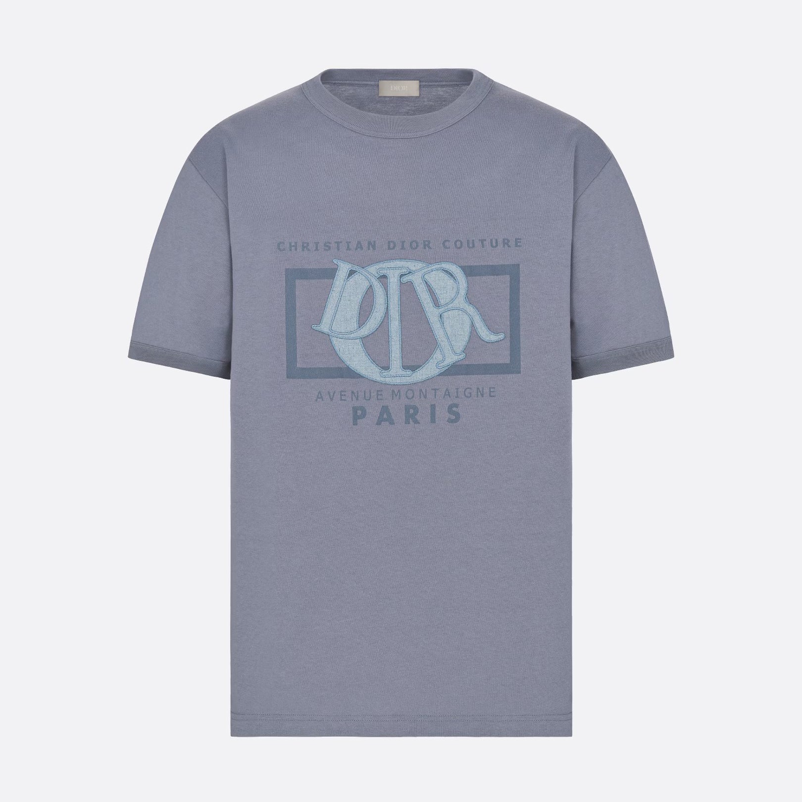 Dior Men's Summer Embroidered Letter Logo Round Neck Cotton Short Sleeve T-Shirt #99357