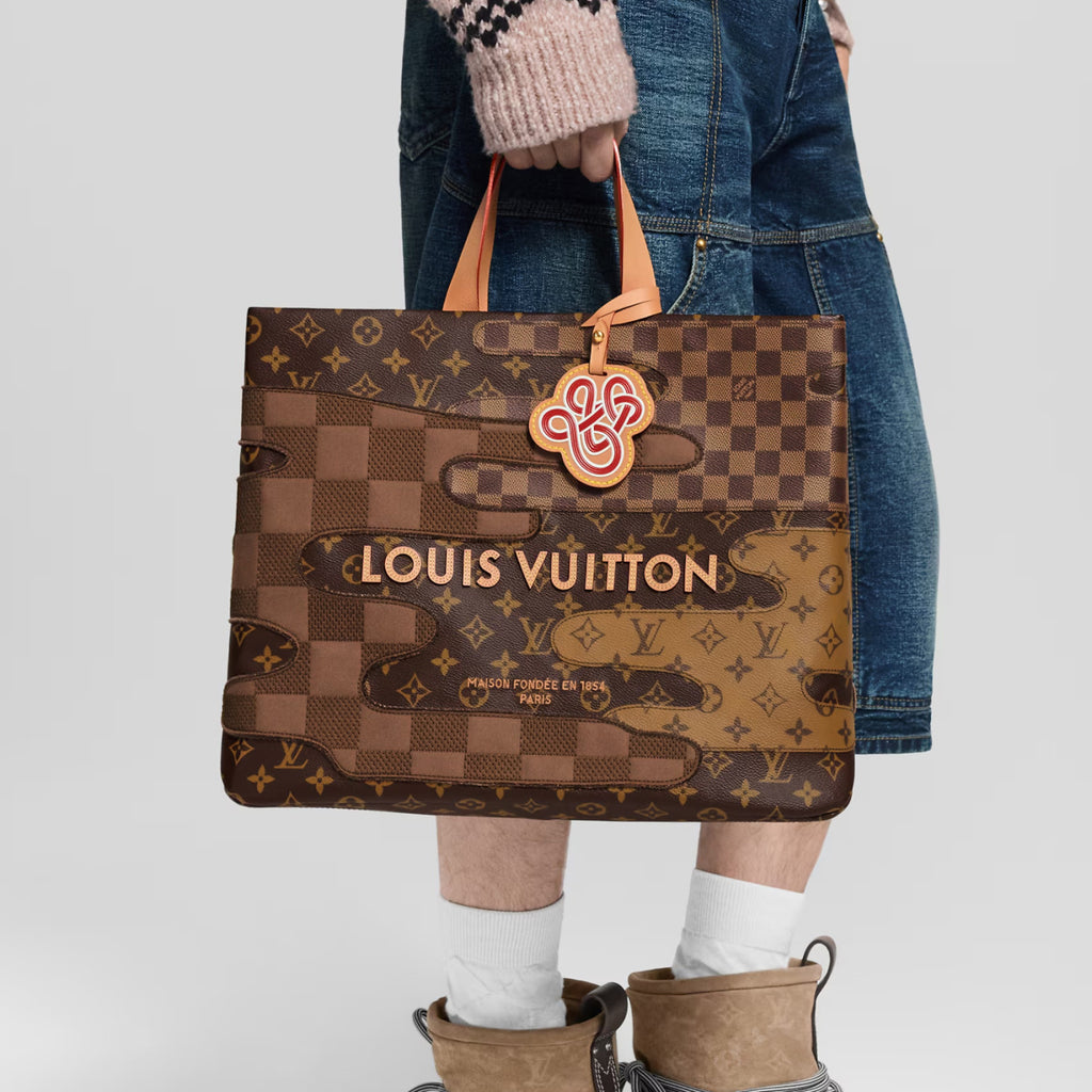 Louis Vuitton MM Women's Fashion Casual Classic Printed Coated Canvas Tote Bag Shopping Bag Bags M15274 #79275