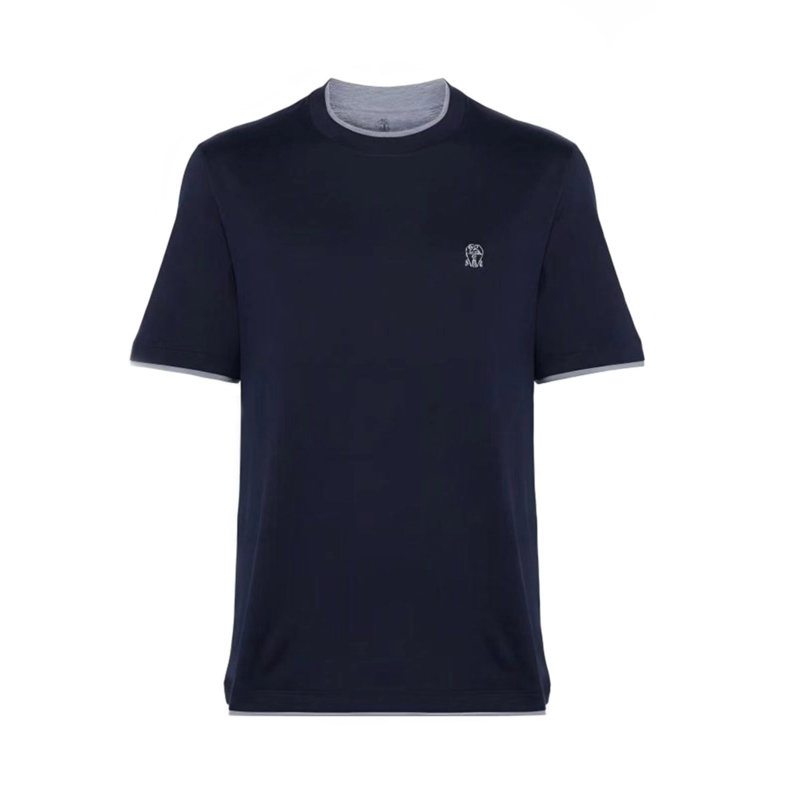 Burberry Men's Summer Solid Color Fashion Casual Round Neck Short Sleeve Logo Print T-shirt #78171