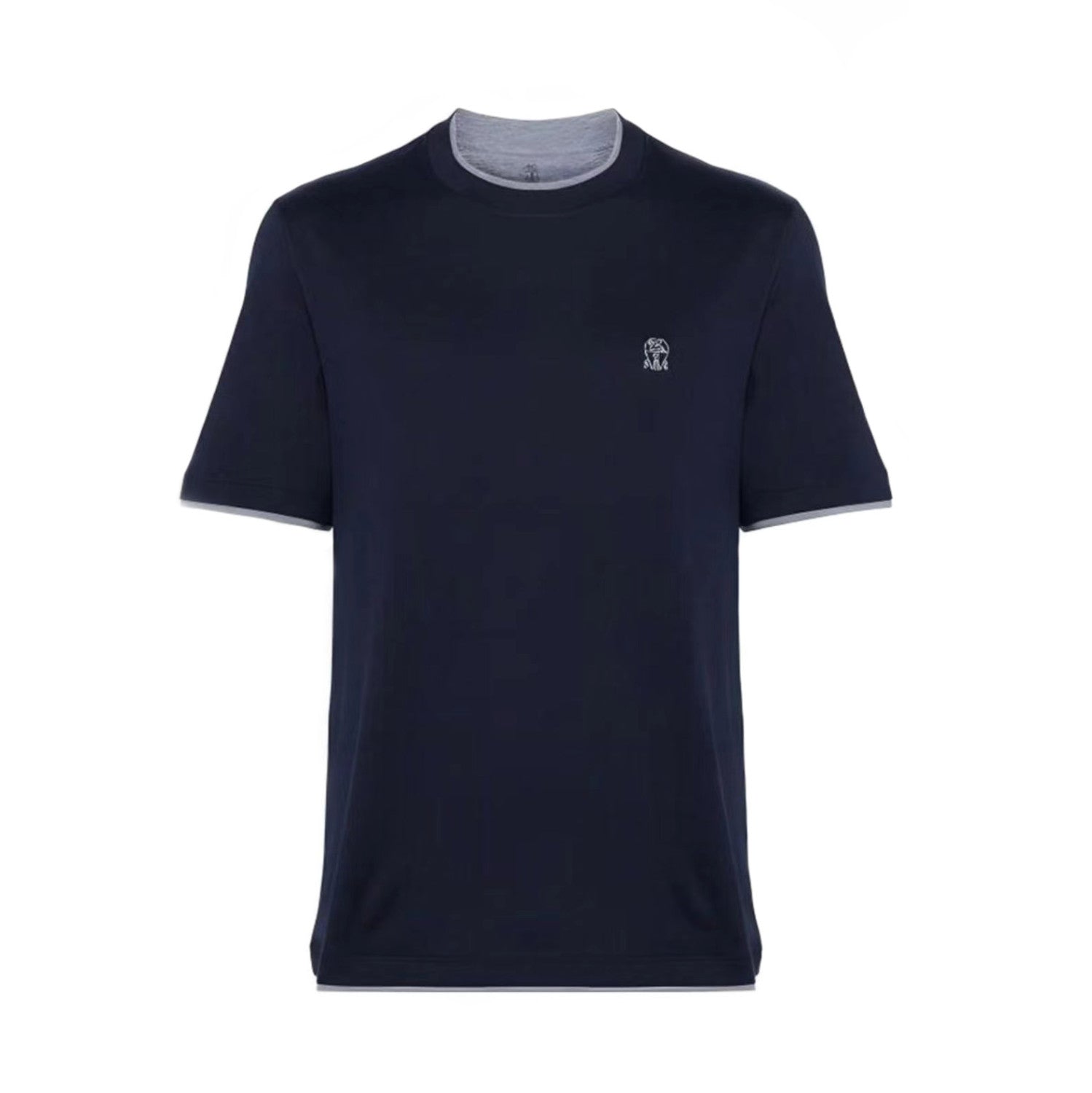 Burberry Men's Summer Solid Color Fashion Casual Round Neck Short Sleeve Logo Print T-shirt #78171