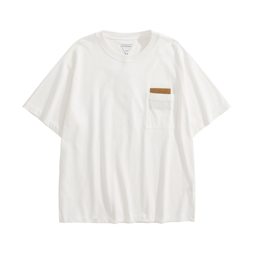 Bottega Veneta Men's and Women's Pima Cotton Jersey T-Shirt #315622