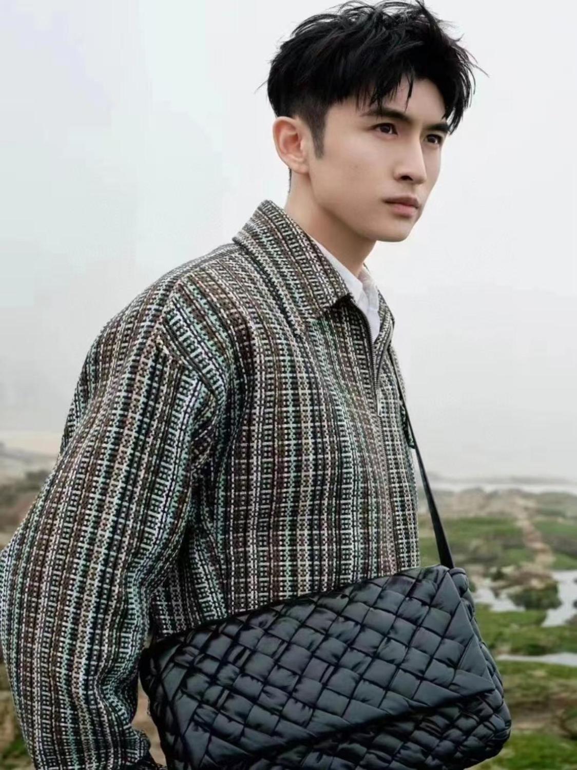 Bottega Veneta Men's Autumn And Winter Fashion Chunky Woven Multi-color Weaving Zipper Drop Shoulder Jacket Coat Lapel Casual Long Sleeve Jacket Ngvp #2474