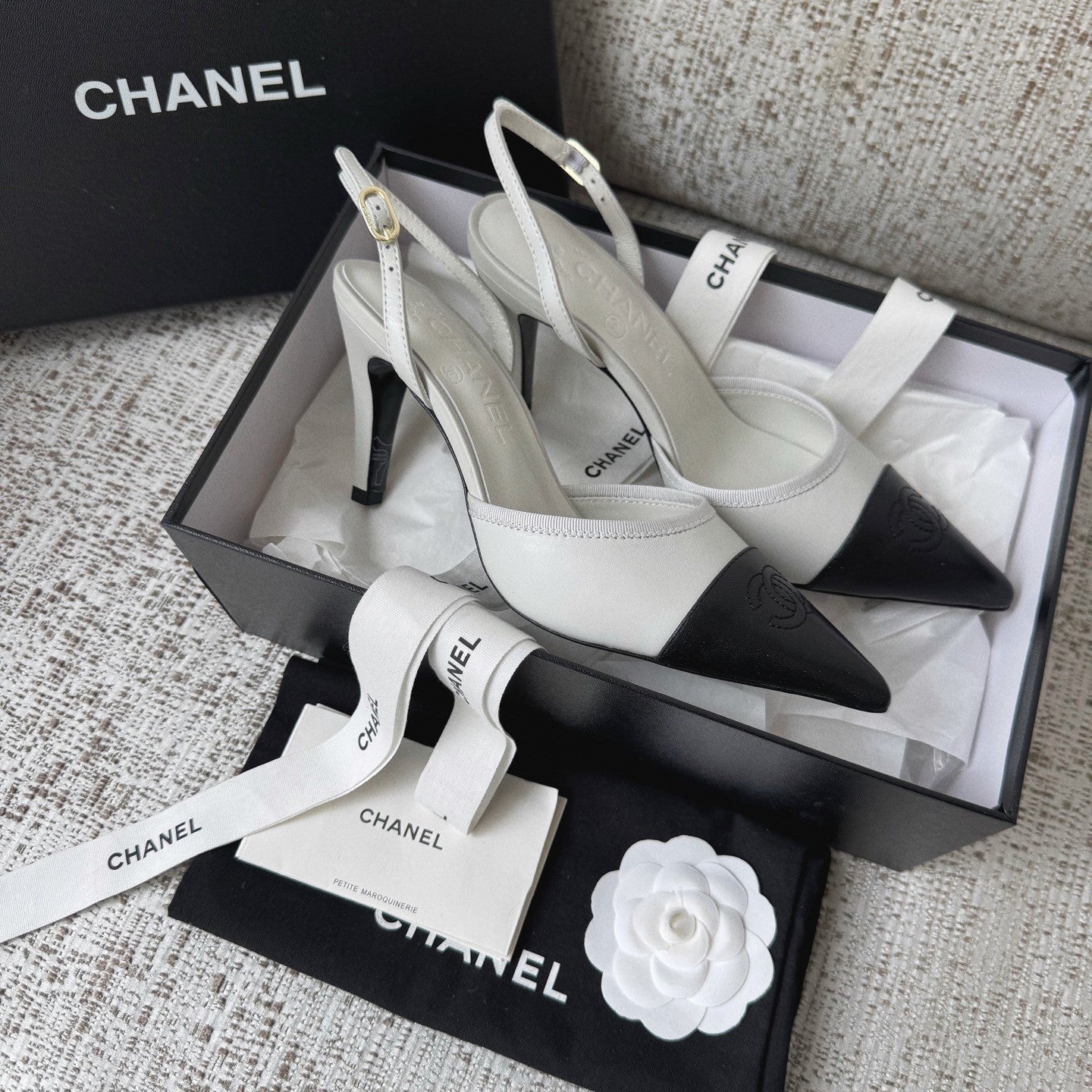 Chanel Spring and Summer High Heels Flat Shoes #378093