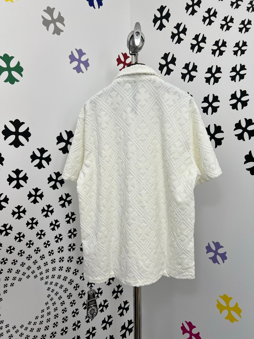 Chrome Hearts Terry Jacquard Short-sleeved Shirt #375817